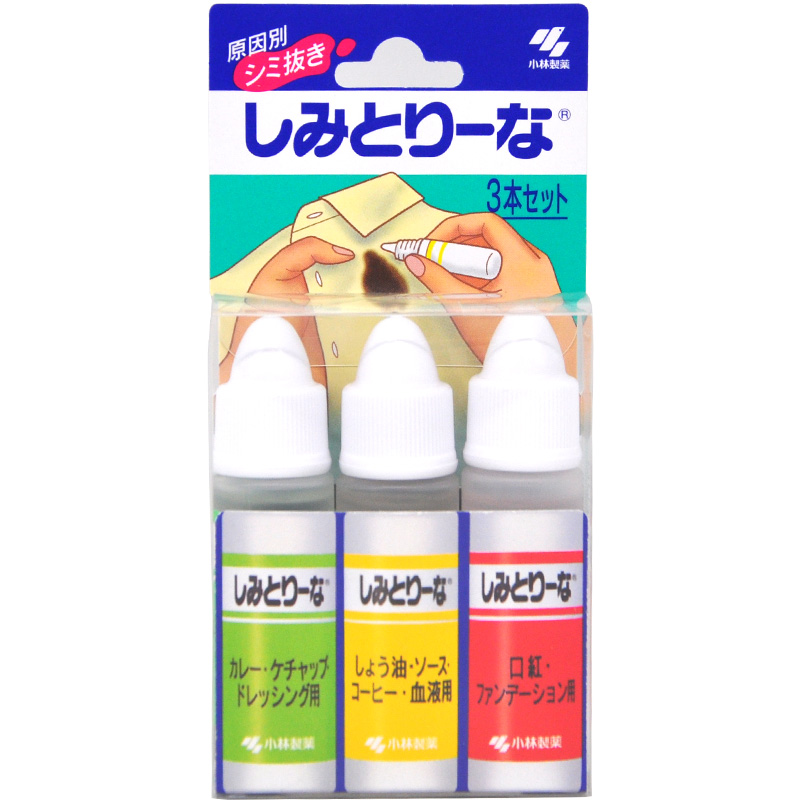 日本进口小林制药衣物局部免洗应急去污去渍笔便携方便10ml*3支-图3