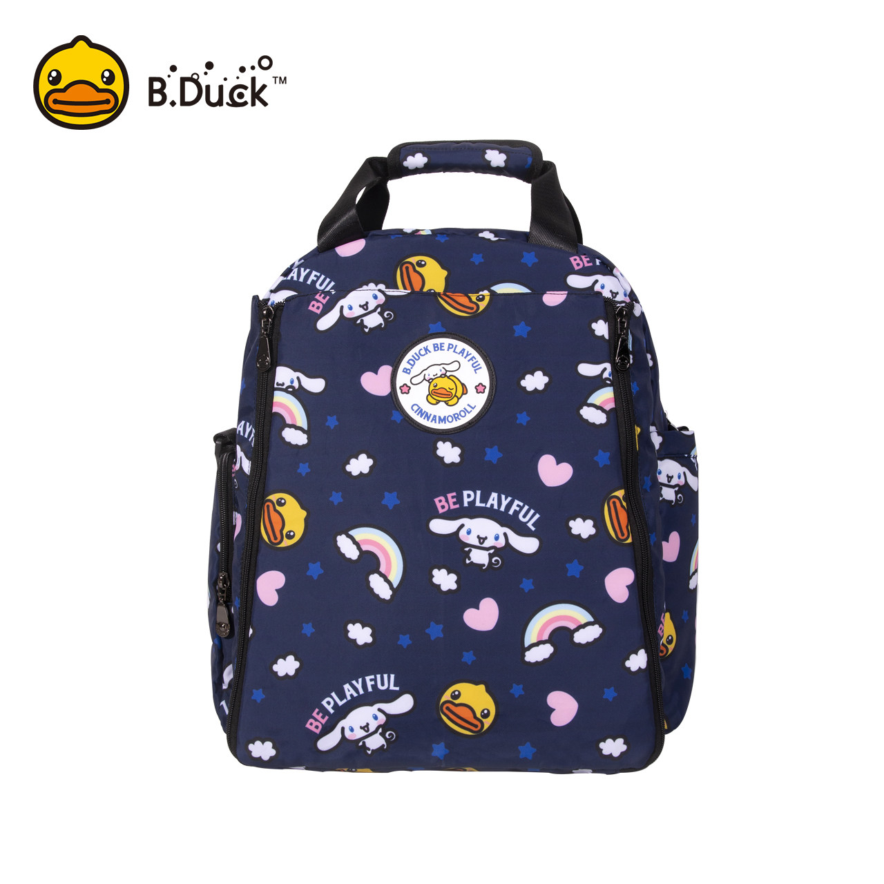 b . duck小黄鸭妈咪包潮流系列背包 semk妈咪包/袋