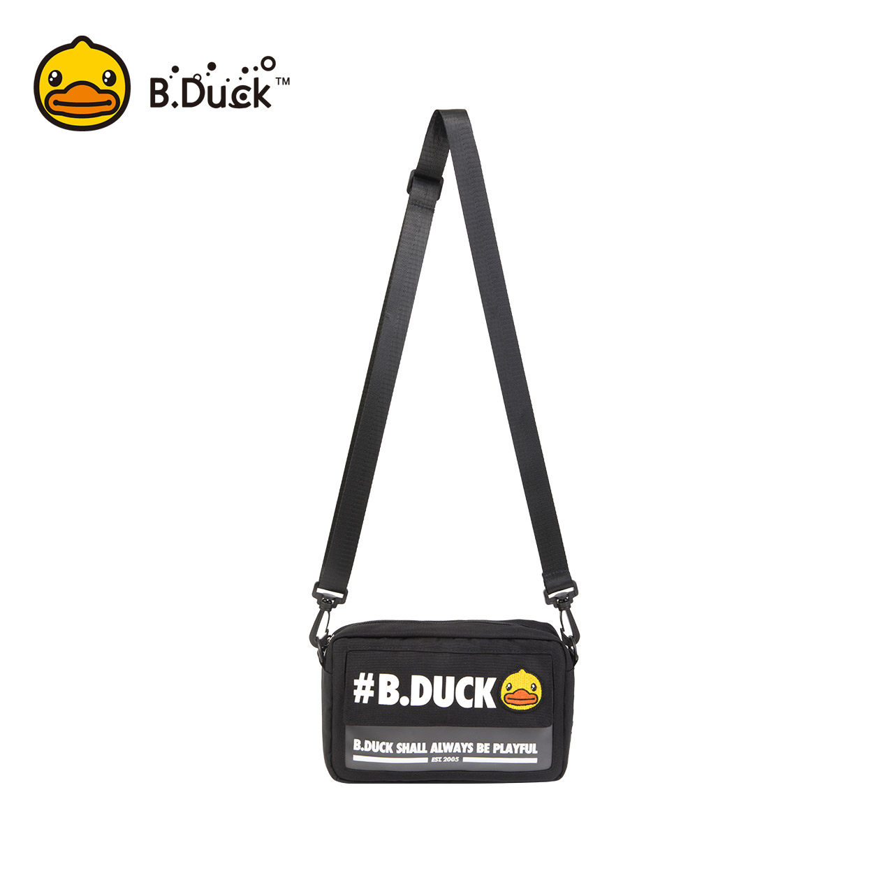b . duck小黄鸭情侣款iconic斜挎包 semk女士包袋