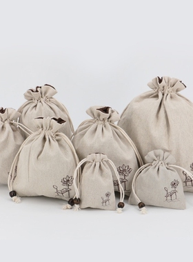 植绒袋加厚绒布袋拉绳袋电源袋收纳袋束口袋