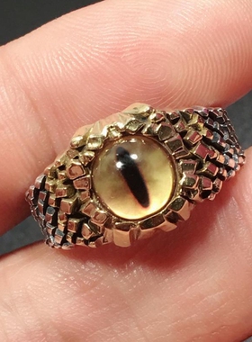 儿童手指小眼睛益智玩具创意派对万圣节恶魔之眼珠戒指