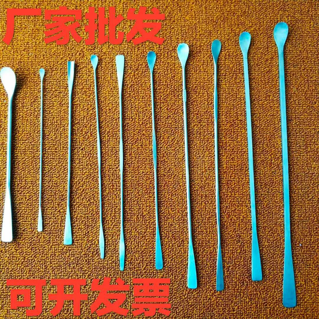 304不锈钢圆杆药刮刮刀刮勺刮铲实验室药勺可定制加工_虎窝淘