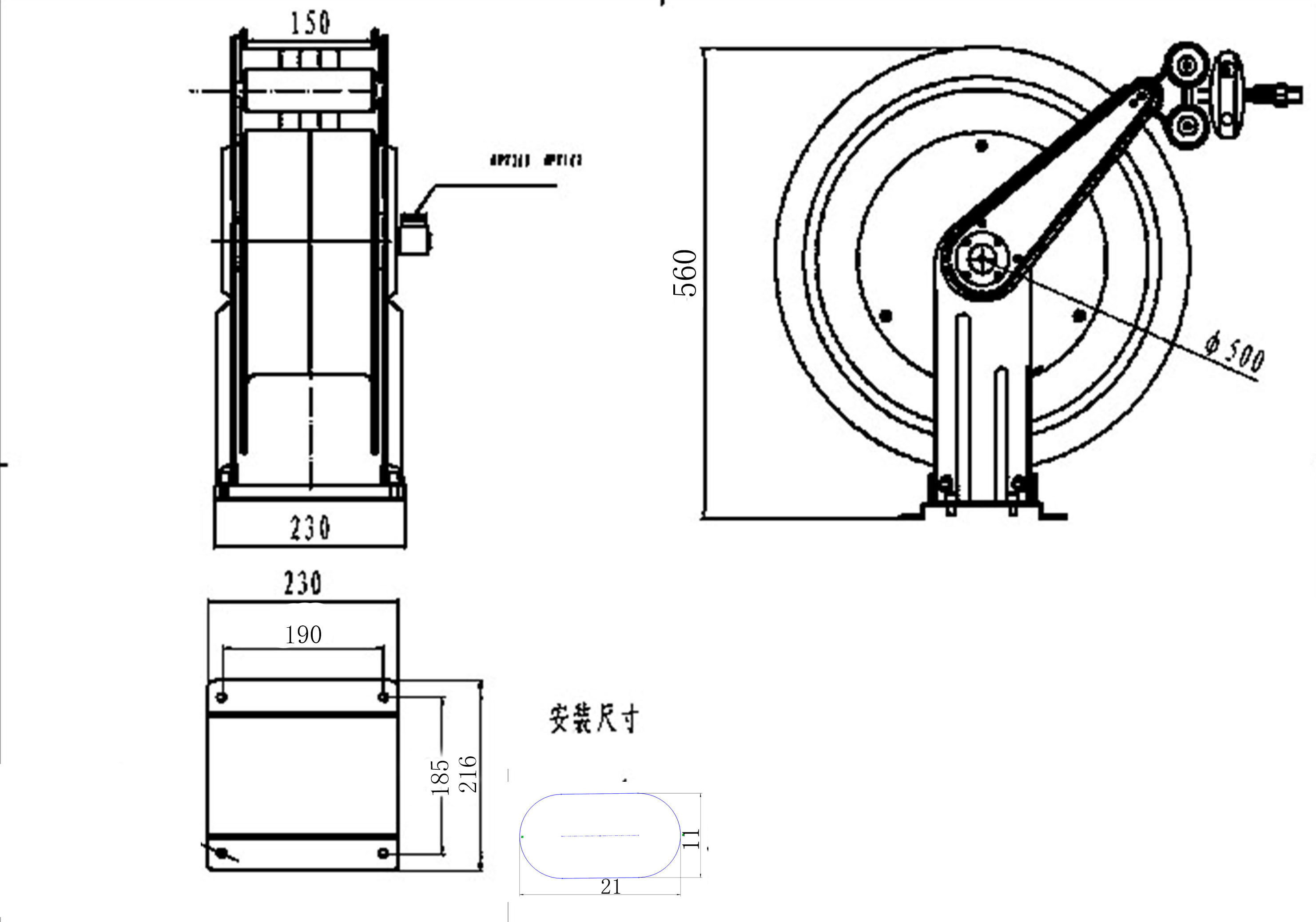 自动伸缩卷管器 30米工业弹簧收转水鼓 宝润佳大流量高压气管卷盘,淘宝优惠券,粉丝福利购,淘宝优惠卷