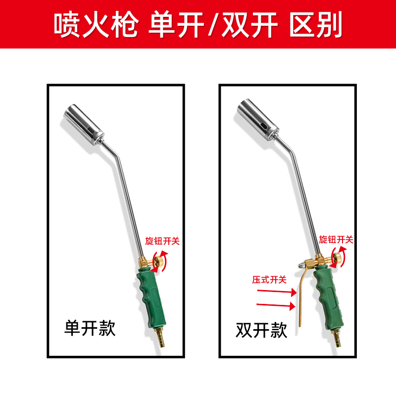 液化气喷天然气煤气喷火枪家用手持烧肉火枪喷火器枪燃气喷火烤枪