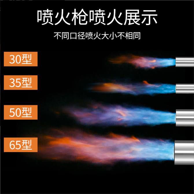 天然气液化气喷火枪喷火烤枪燃气烧毛喷枪头家用烧肉煤气火焰喷灯-图0