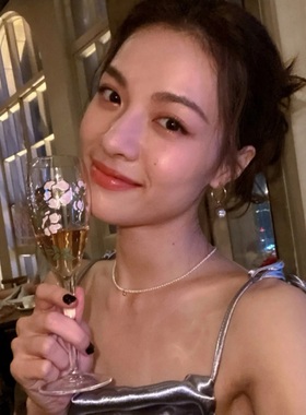 极小施家珍珠项链金球钟楚曦同款