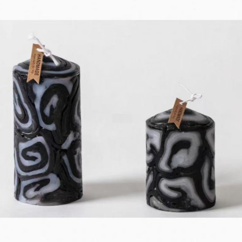 中古复古风欧式风格手工装饰圆柱大蜡烛浪漫餐桌茶几桌面香薰饰品,淘宝优惠券,粉丝福利购,淘宝优惠卷