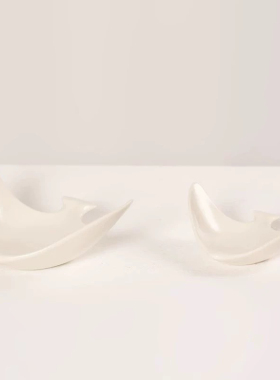 现代几何陶瓷花瓶摆件高级感