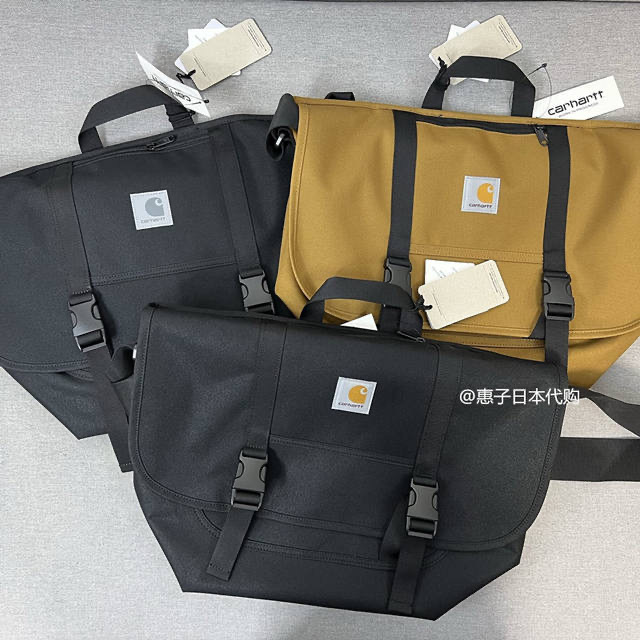 现货惠子日本代carhartt卡哈特Wip Parcel Bag斜挎单肩邮差包背包 - 图3