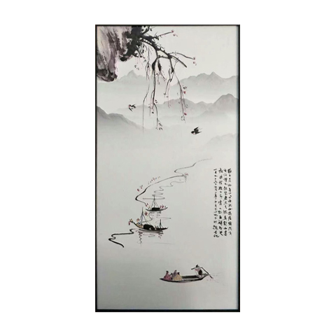 铝合金画框定制全哑光艺术纸微喷装饰画环保无毒不变形不褪色代发