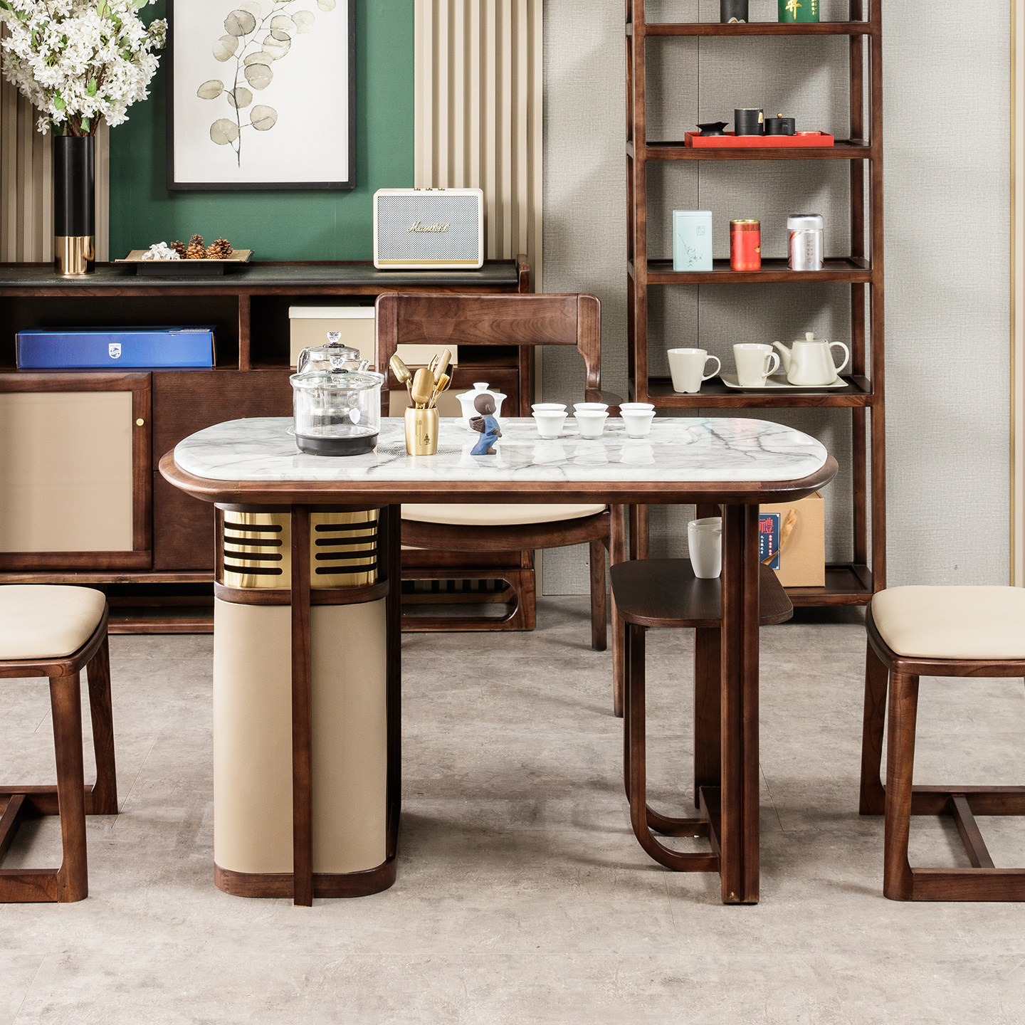 轻奢阳台茶桌椅组合功夫泡茶桌现代实木书房办公室茶室家用小茶台,淘宝优惠券,粉丝福利购,淘宝优惠卷