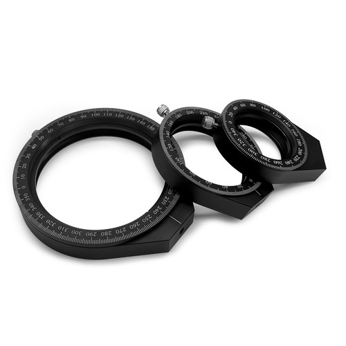 嵌入式旋转安装座 偏振片光学元件镜架 波片镜座带刻度手动旋转 - 图3