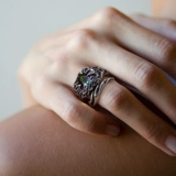 Tide, японское дизайнерское кольцо, аксессуар подходит для мужчин и женщин, серебро 925 пробы