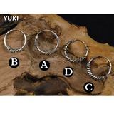Ретро серьги, в корейском стиле, серебро 925 пробы