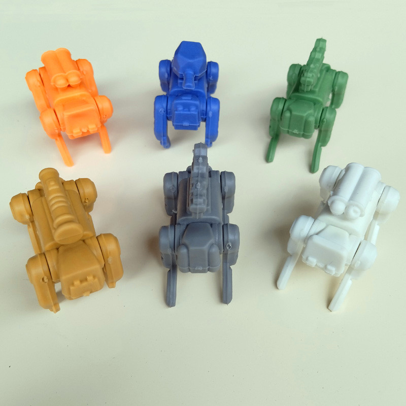 机器狗橡皮擦盲盒军事拼装模型机械狗机器人橡皮幼儿园小学生专用 - 图0