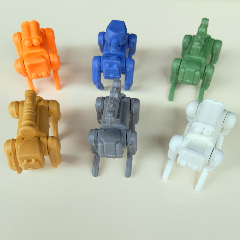 机器狗橡皮擦盲盒军事拼装模型机械狗机器人橡皮幼儿园小学生专用 - 图1