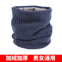 Autumn and winter surrounding neck and thickening thickened male and female scarves 100 hitch knitted warm anti-wind and windproof outdoor riding neck jacket man