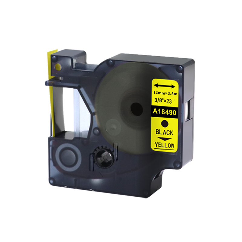 硌彩适用 达美A18490标签带 达美DYMO 18488线缆标签机色带贴纸 - 图0