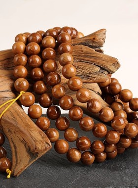 精品AA+级库克手串圆桶珠108颗男女老型菩提文玩佛珠念珠项链手持