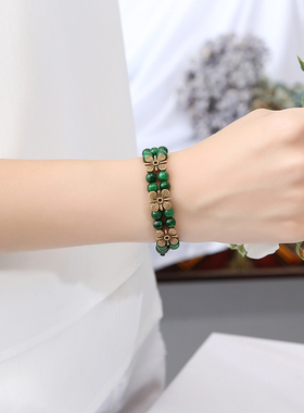 纯然古铜可调节民族风创意手链