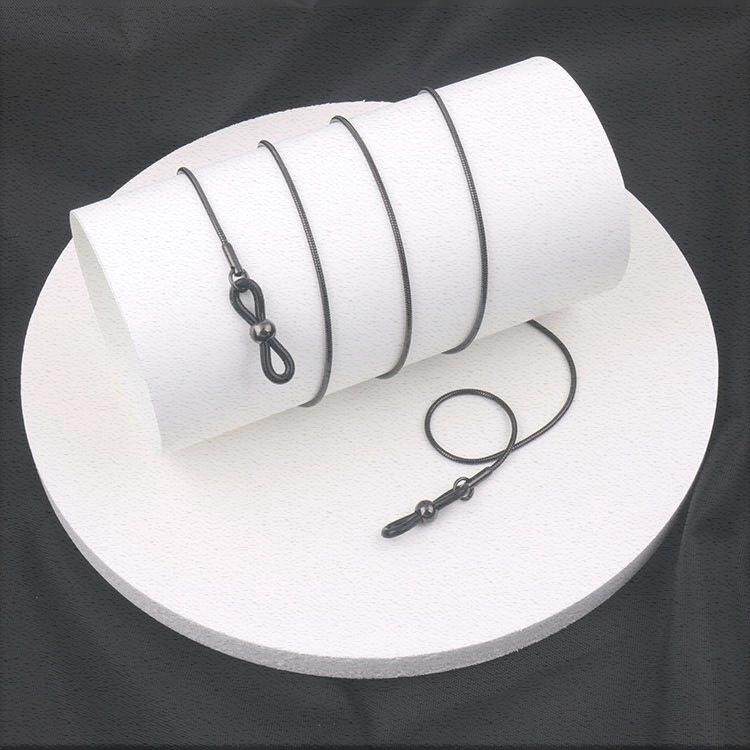 眼睛复古防滑掉配件眼镜挂脖固定带 古悠链条