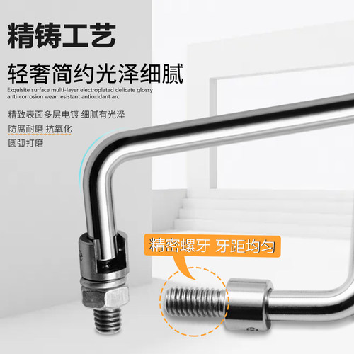 LS506ls506-2可折叠不锈钢拉手304机柜门把手XAE61C-UWAFNT机箱柜 - 图2