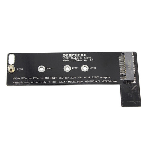 m.2 nvme固态硬盘转改mac mini 2014 late a1347 SSD转接卡转换板 - 图0