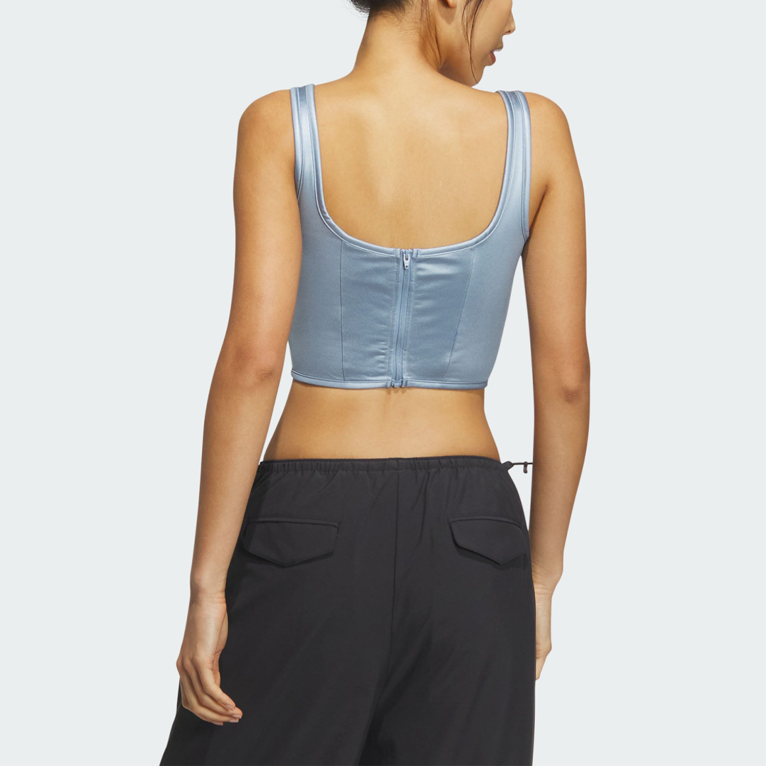 Adidas/阿迪达斯正品三叶草女子运动时尚简约吊带背心IX1913 - 图0