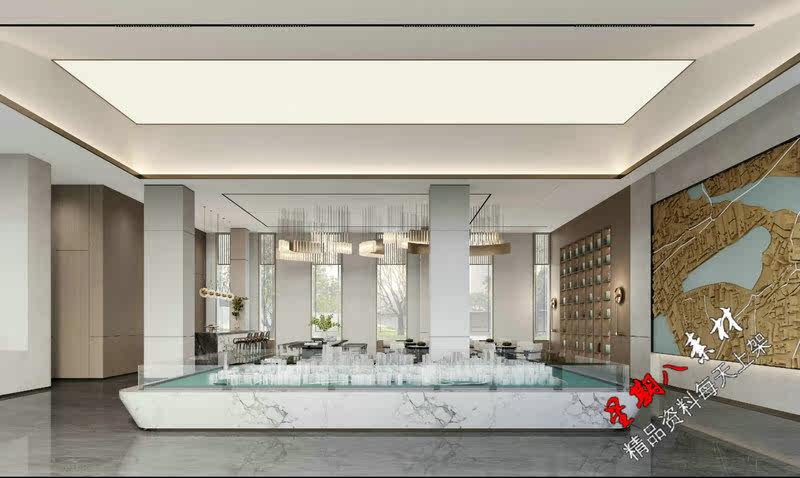 c592矩阵纵横新作某售楼处CAD施工图纸高清效果图销售中心会所,淘宝优惠券,粉丝福利购,淘宝优惠卷