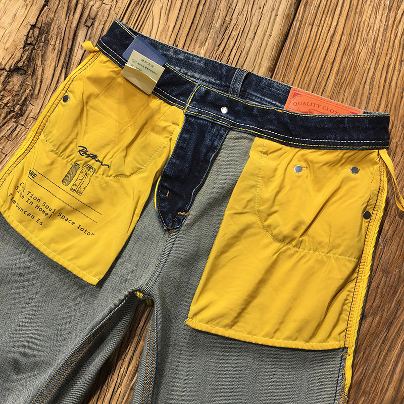 冬季牛仔裤男九分裤欧洲站高端潮流蓝色弹力修身小直筒长裤秋冬款,淘宝优惠券,粉丝福利购,淘宝优惠卷