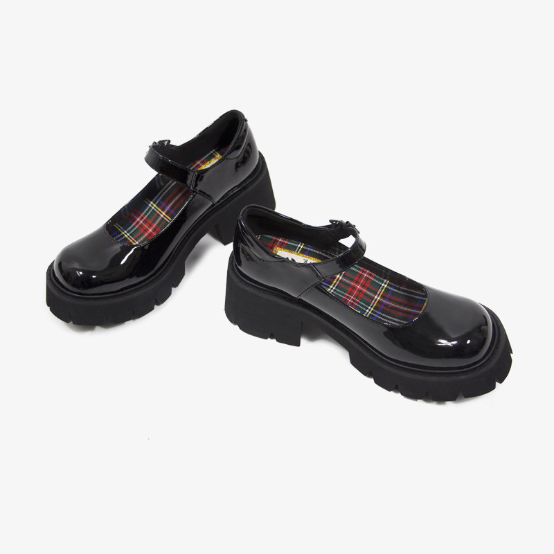 2026春季新品玛丽珍鞋小码粗跟厚底学院风小单鞋显瘦复古小皮鞋女,淘宝优惠券,粉丝福利购,淘宝优惠卷