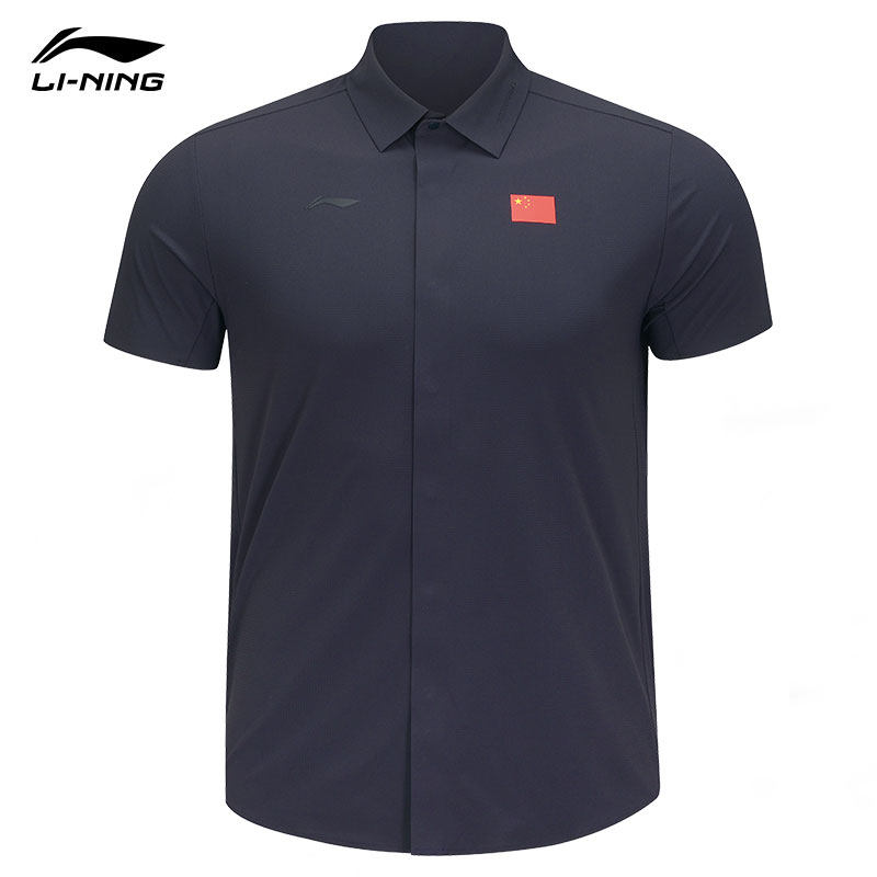 李宁短袖POLO衫国旗服商务衬衫2025新款男女同款休闲速干T恤衬衣,淘宝优惠券,粉丝福利购,淘宝优惠卷