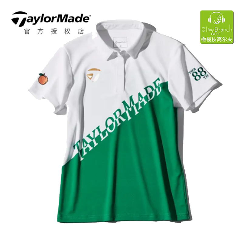 TaylorMade泰勒梅高尔夫服装新款24年大师赛男女士限量短袖POLO衫 - 图2