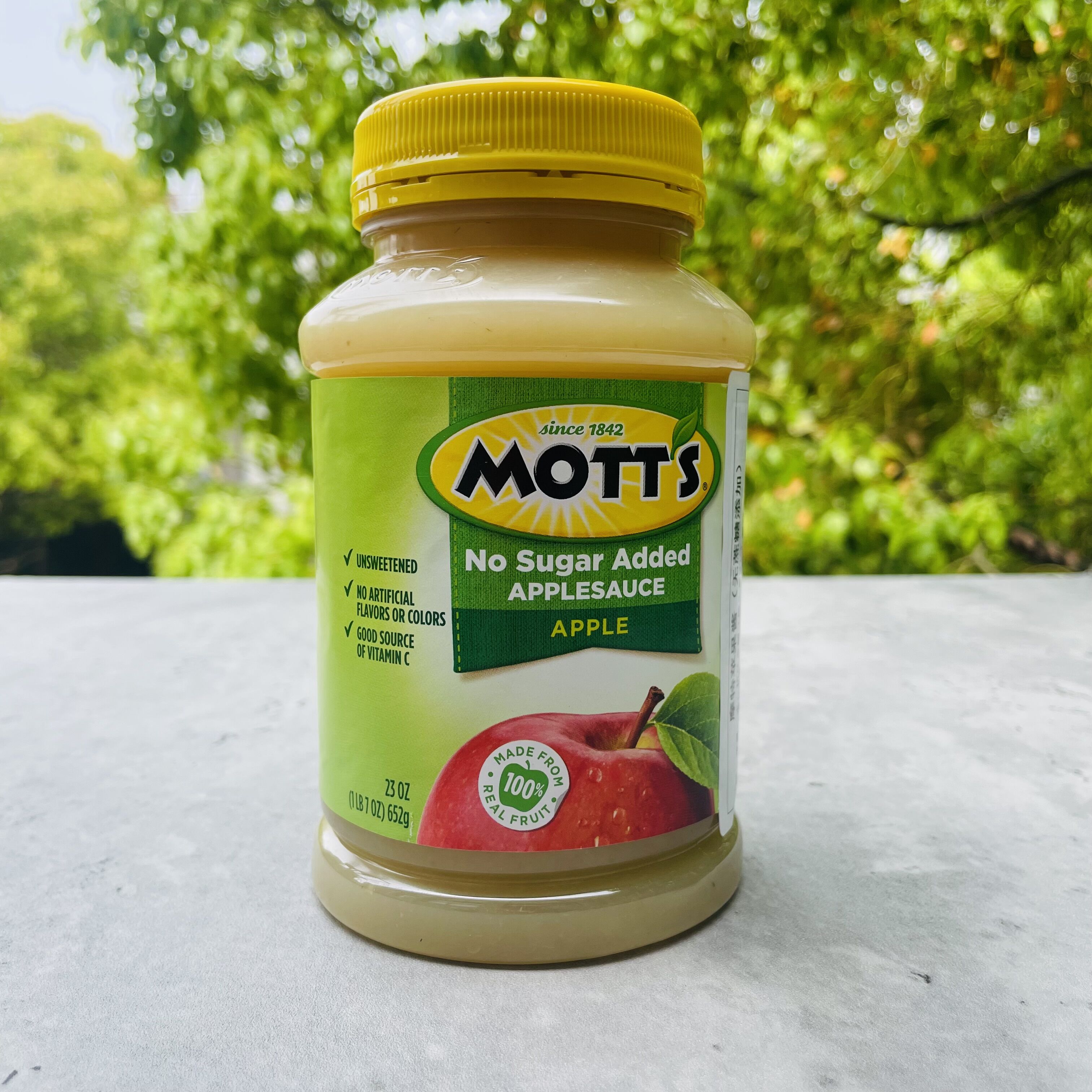 MOTT'S美国进口摩特苹果酱原味680g/无蔗糖添加652g - 图2