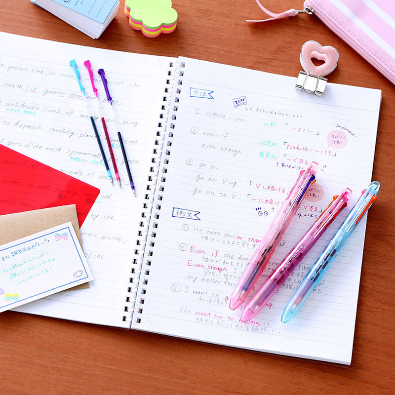 日本pilot百乐coleto限定四叶草爱心天使翅膀4色笔壳0.4mm替芯 - 图0