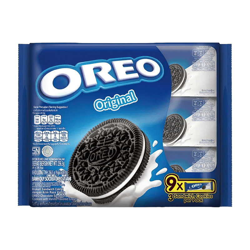 进口版OREO 奥利奥饼干 蛋糕味原味牛奶味草莓味焦糖味 独立9条 - 图3