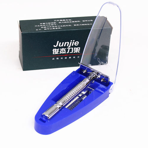 手动剃须刀架男士老式刮胡刀架剃胡子刀刮脸刀双面剃须刀架胡须刀 - 图3