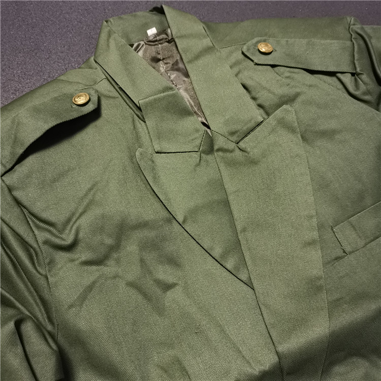 库存复古红色年代老革命双排扣春款军旅军绿西装领薄夹克Y897包邮 - 图0