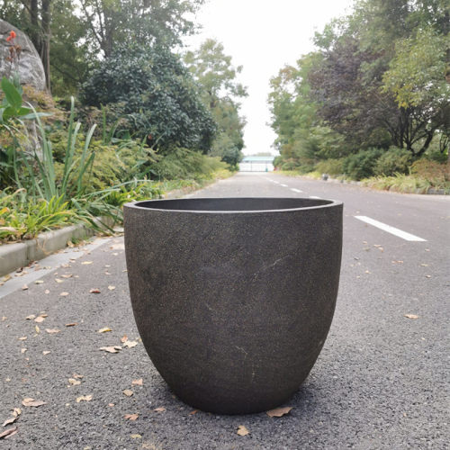 庭院花园花钵特大口径种树陶罐简约透气粗陶红陶花盆陶瓷鱼缸包邮 - 图2