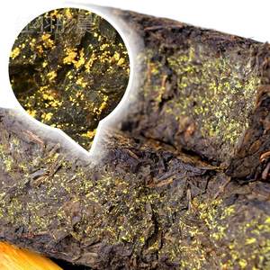 新货黑茶湖南安化安化黑茶茯砖茶正宗熙牧源茶叶金花手筑茯茶安华