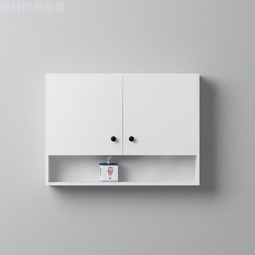 马桶柜卫生间后柜储物柜收纳浴室边柜挂墙式置物架厕所柜吊柜墙柜 - 图0