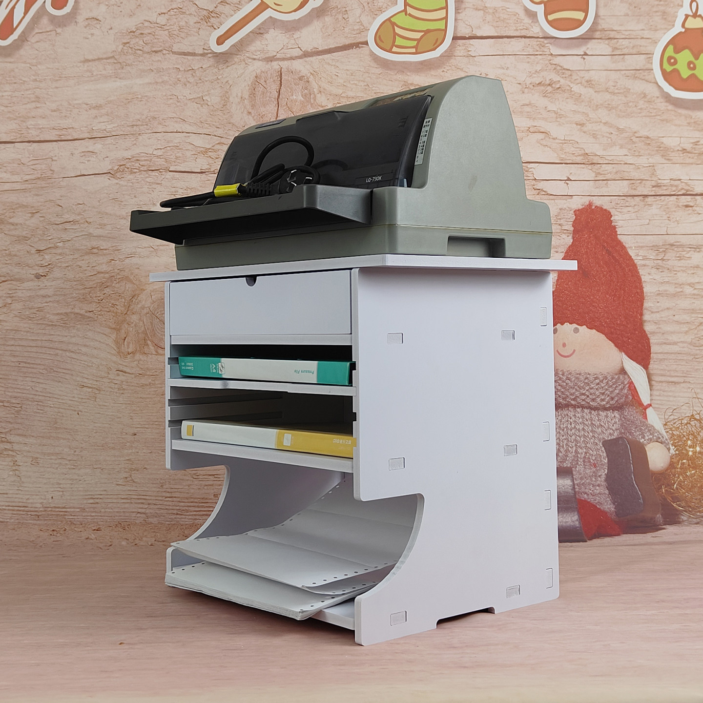 放针式支架托架增高打印机置物架桌面办公室收纳电脑桌上小型书架,淘宝优惠券,粉丝福利购,淘宝优惠卷