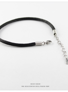 中国绳红黑绳龙年本命年转运红绳手链编织手串手链手绳男女款礼物