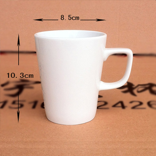 陶瓷杯早餐杯广告杯logo定制礼品杯免费可印字可乐杯杯包印刷包邮 - 图0