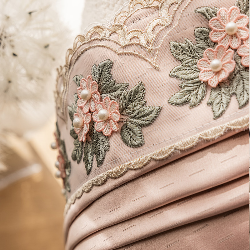 定制窗帘简约现代客厅新款全遮光轻奢法式花边女孩卧室飘窗成品帘,淘宝优惠券,粉丝福利购,淘宝优惠卷