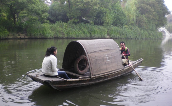 乌篷船木质船模型拼装玩具渔船手工DIY复古仿真学生课外实践培训-图2