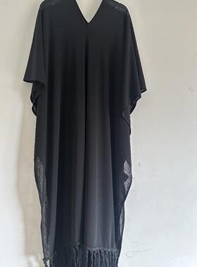 防晒斗篷夏季披肩纯色男士