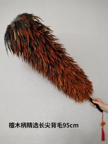 真鸡毛掸子新品伸缩加厚家用静电扫灰除尘床底清洁不掉毛车用毯子 - 图3
