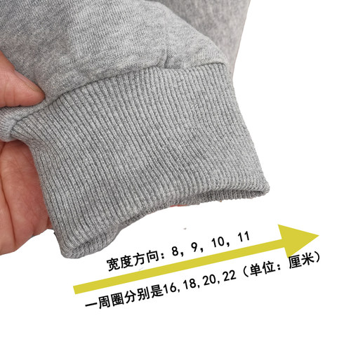 加长加宽接边辅料卫衣袖口裤脚口纯棉弹力罗纹松紧带可替换卫衣春 - 图2