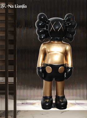 玻璃钢超大暴力熊电视柜玩偶摆件